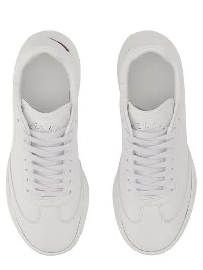 Stella Mccartney Sneaker Loop Con Lacci In White