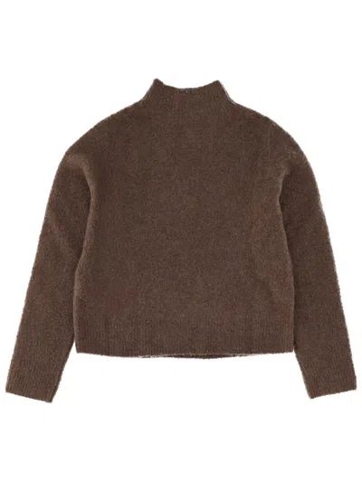Hugo Boss Sweater Fubrina In Brown