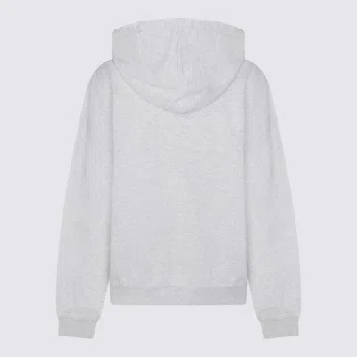 Anine Bing Grey Melange Cotton Harvey Sweatshirt In Gray