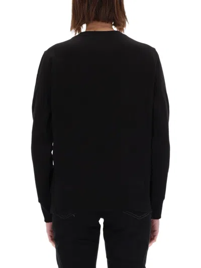 Versace Jeans Couture Sweatshirt With Logo In Black