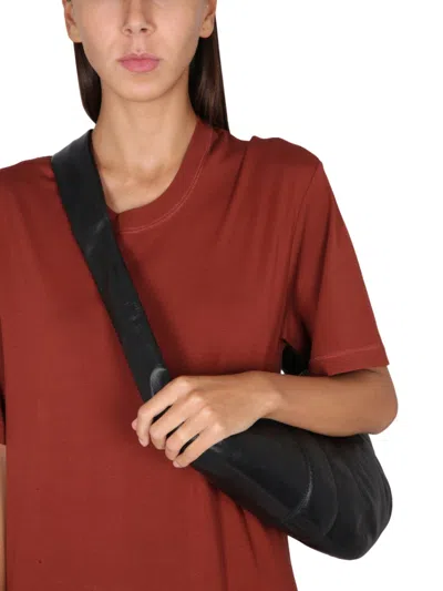 Lemaire Elisabetta Franchi Mini Dress In Knit Fabric With Jewel Decorations In Multi