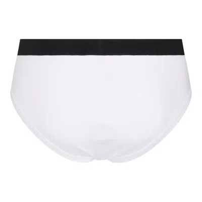 Tom Ford White Cotton Two-pack Briefs In White