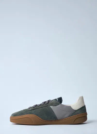 Acne Studios Men Leather Low-top Sneakers In Multi