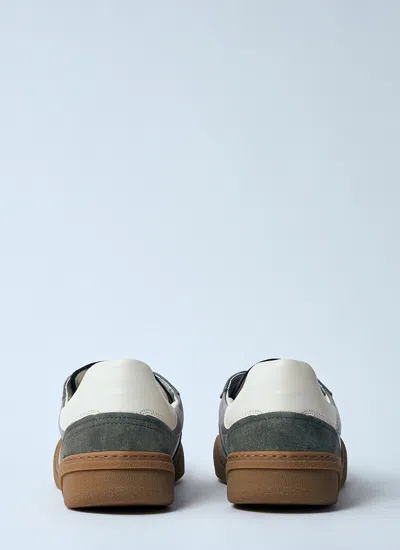 Acne Studios Men Leather Low-top Sneakers In Multi