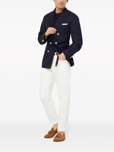 Brunello Cucinelli Layered-effect Crewneck T-shirt In Black