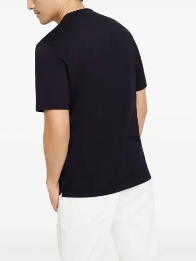 Brunello Cucinelli Layered-effect Crewneck T-shirt In Black