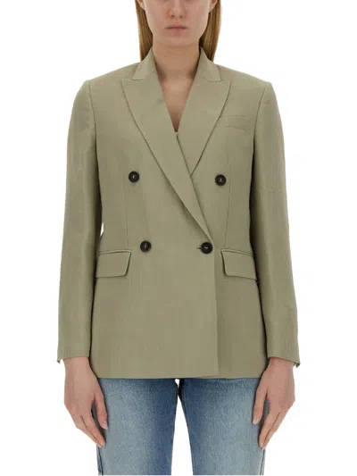 Brunello Cucinelli Women Twill Jacket In Green