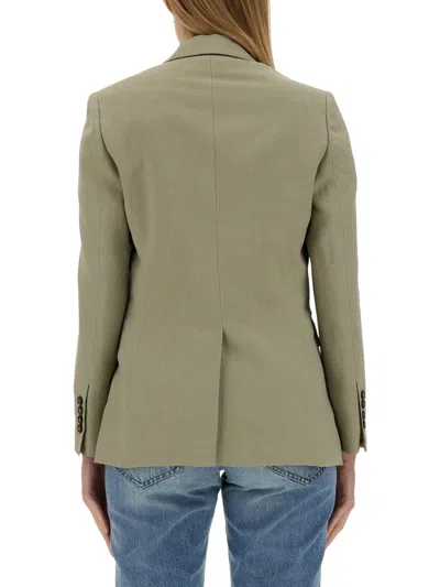 Brunello Cucinelli Women Twill Jacket In Green