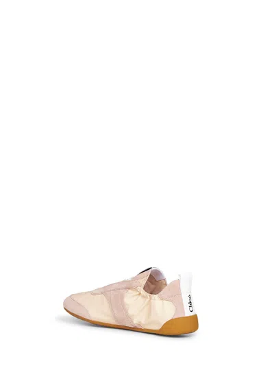 Chloé Kick Suede-trimmed Sneakers In Multi