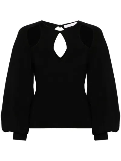 Chloé Chloe Women Cut-out Top In Black