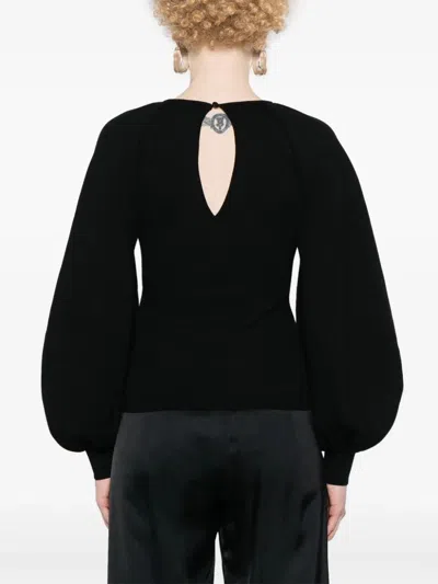Chloé Chloe Women Cut-out Top In Black