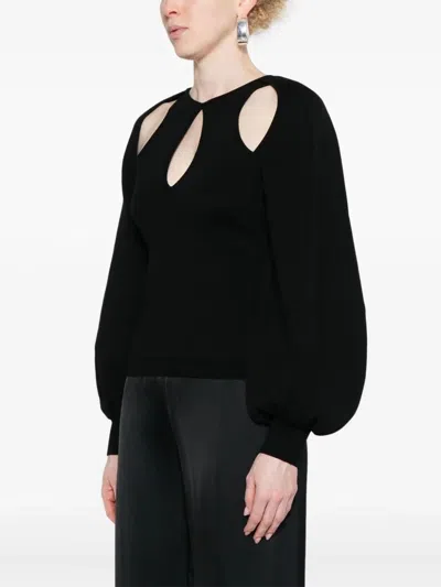 Chloé Chloe Women Cut-out Top In Black