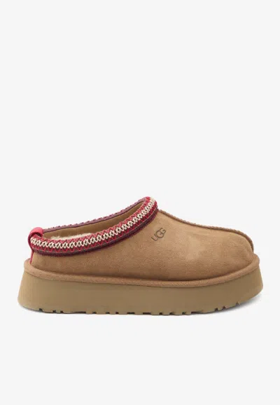 Ugg Tazz Ii Suede Flatform Mules In Multi