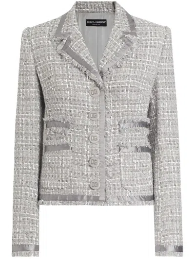 Dolce & Gabbana Women Jacket In Gray
