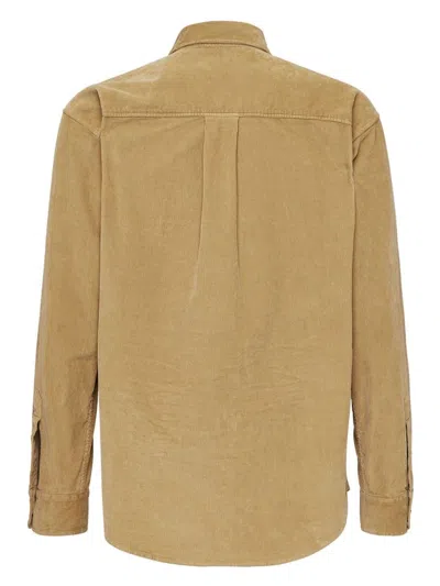 Dsquared2 Men Corduroy Shirt In Brown