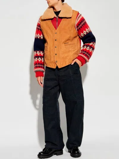 Dsquared2 Men Ripped Chino Pants In Blue