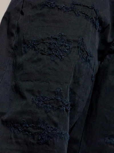 Dsquared2 Men Ripped Chino Pants In Blue