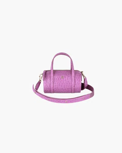 Eric Javits Mini Duffel In Silver