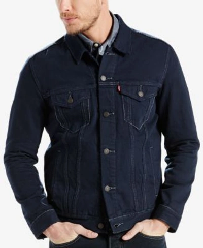 Levi's Levis Denim Trucker Jacket Blue In Denim Scuro