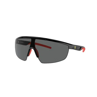 Ferrari Scuderia Persol Havana Acetate Glasses In Black