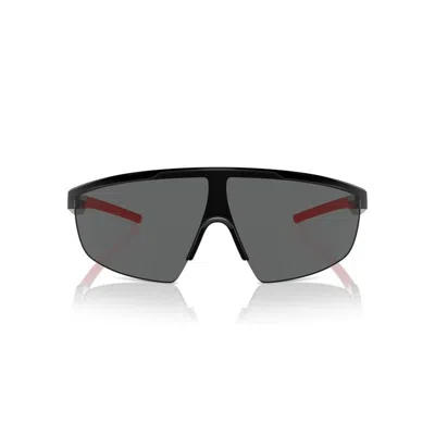 Ferrari Scuderia Persol Havana Acetate Glasses In Black