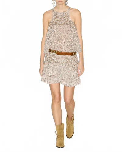 Isabel Marant Ceola Skirt In Ecru In Multi