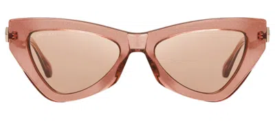 Jimmy Choo Donna/s Cateye Sunglasses In Brown