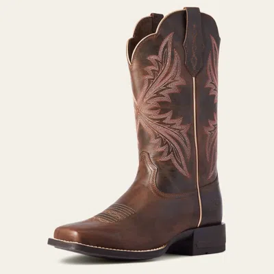 Ariat Women's West Bound Western Boot In Sassy Brown In Brown