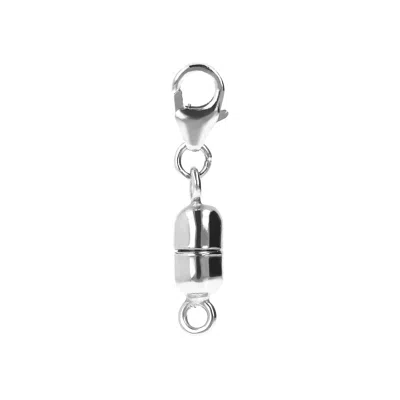 Autentica - Polished Magnetic Lobster Clasp Extender In Metallic