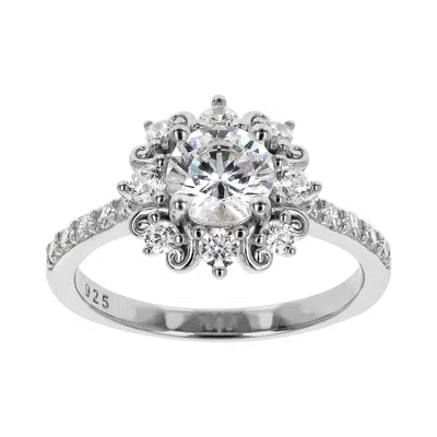 Autentica - 1.70 Cttw Center Design Ring In White