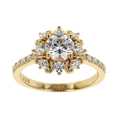 Autentica - 1.70 Cttw Center Design Ring In Gold