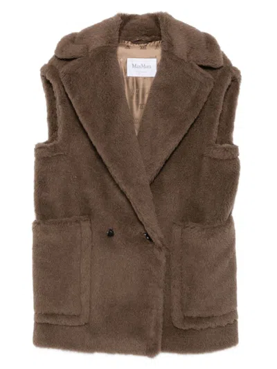 Max Mara Woman Brown Coats In Brown
