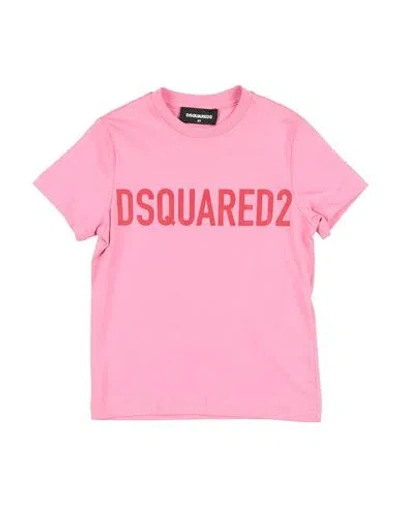 Dsquared2 Toddler T-shirt Fuchsia Size 4 Cotton In Pink