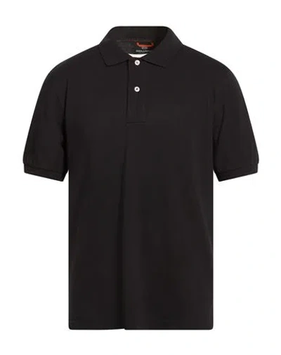 Parajumpers Man Polo Shirt Black Size L Cotton In Black