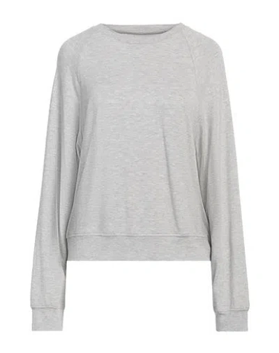 Majestic Filatures Woman Sweatshirt Light Grey Size 1 Viscose, Elastane In Gray