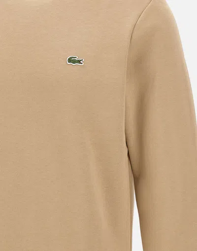 Lacoste Mens Organic Cotton Crew Neck Sweater In Viennese 02s