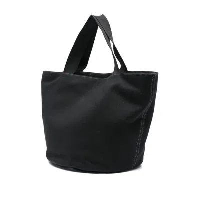 The Row Double-handle Shoulder Bag In Black