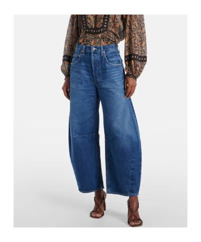 Citizen Of Humanity Horseshoe Wide-leg Jeans In Blue