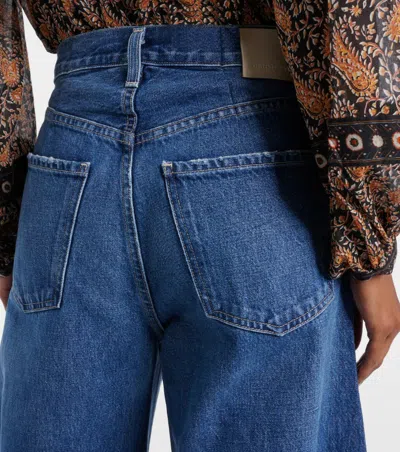 Citizen Of Humanity Horseshoe Wide-leg Jeans In Blue