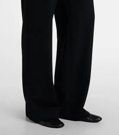 The Row Roger Wool Gabardine Pants In White