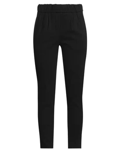 Le Tricot Perugia Woman Pants Black Size S Viscose, Polyamide, Elastane In Black