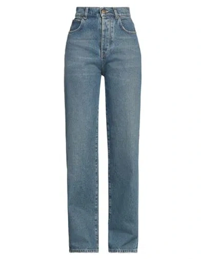 Pinko Woman Jeans Blue Size 27 Cotton In Blue