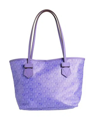 Moreau Paris Saint Tropez Tote Woman Handbag Purple Size - Leather In Purple