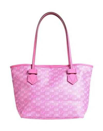 Moreau Paris Saint Tropez Tote Woman Handbag Fuchsia Size - Leather In Pink