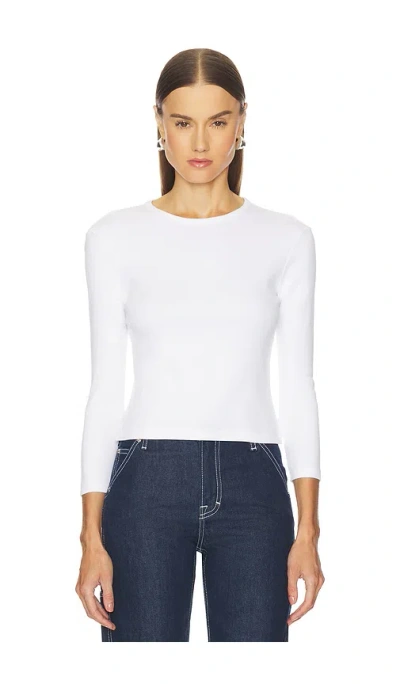 Grlfrnd 3/4 Sleeve Tee In White