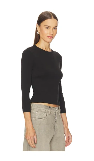 Grlfrnd 3/4 Sleeve Tee In Black