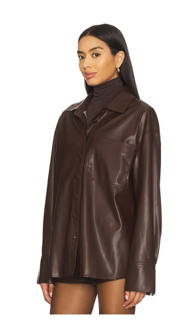 Show Me Your Mumu X Revolve Lincoln Shirt Jacket In Brown