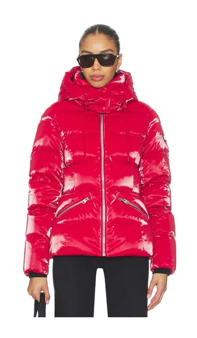 Mackage Madalyn Coat In Red