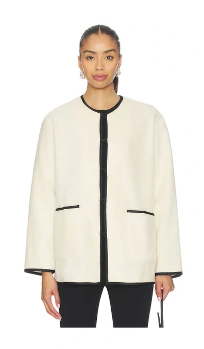 Donni The Polar Fleece Jacket In Neutral