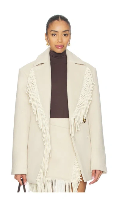 Lovers & Friends Whitney Coat In White